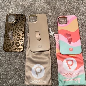 Loopy Case Leopard, Beige, and Multicolor Phone Covers